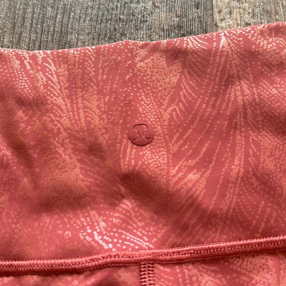 Pink Lululemon Leggings - Picture 3 of 3